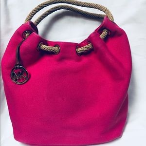 Michael Kors Canvas Handbag - Great For Beach!